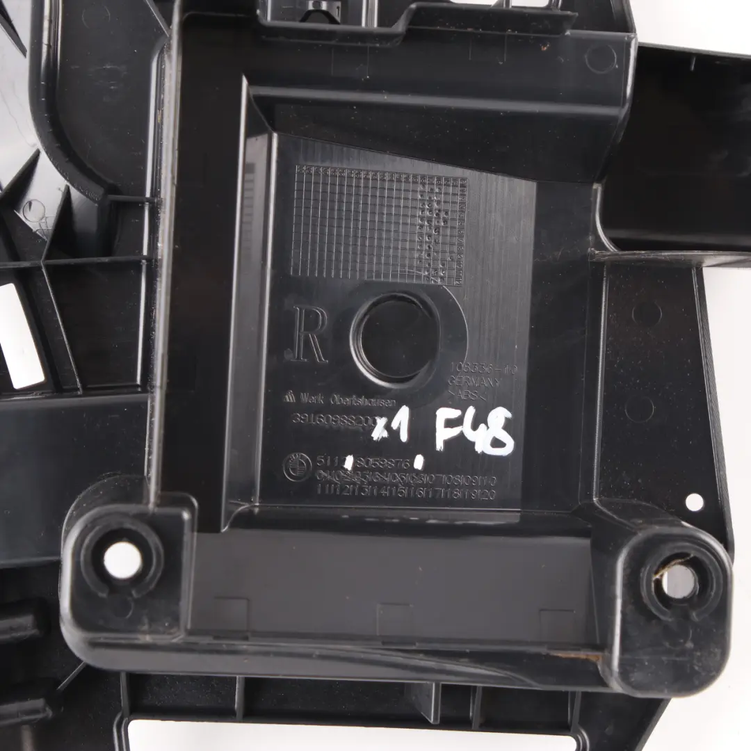BMW X1 F48 M Sport Guide du support montage du pare-chocs arrière droit - SKU 8059876 - Numéro de pièce 8059876