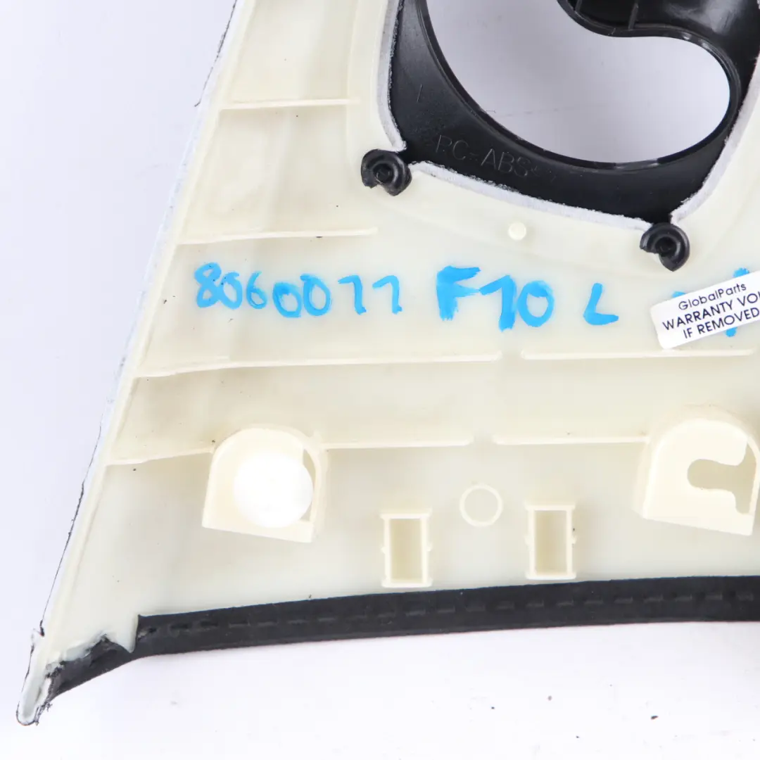  Pillar Cover BMW F10 F11 Column B Upper Trim Left N/S Alcantara - SKU 8060011 - Part number 8060011