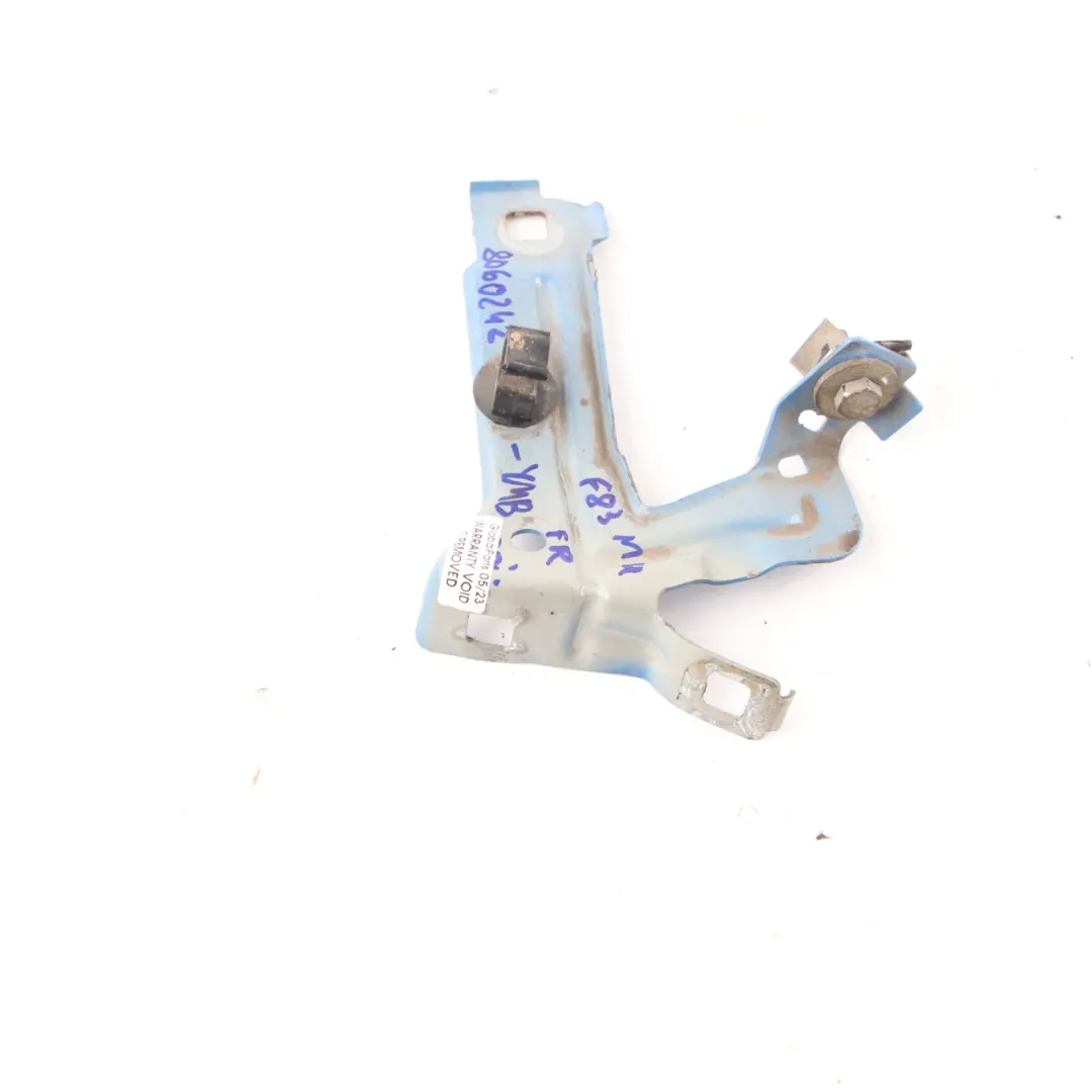 Fender Bracket BMW F80 M3 Panel Mount Front Right O/S Yas Marina Blue to with Part number 8060242 Fender Bracket BMW F80 M3 Panel Mount Front Right O/S Yas Marina Blue - SKU 8060242-YMB - Part number 8060242