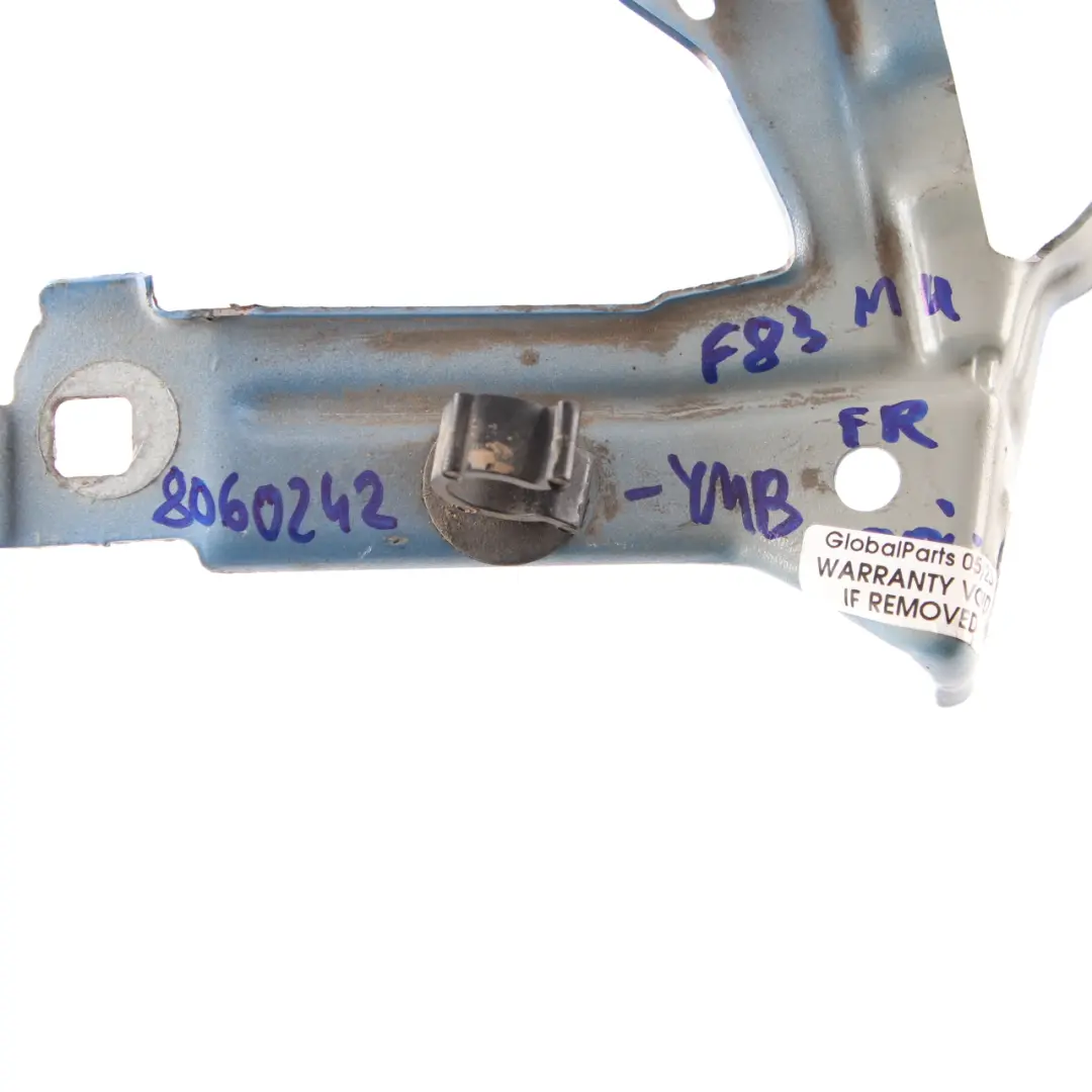 Fender Bracket BMW F80 M3 Panel Mount Front Right O/S Yas Marina Blue to with Part number 8060242 Fender Bracket BMW F80 M3 Panel Mount Front Right O/S Yas Marina Blue - SKU 8060242-YMB - Part number 8060242