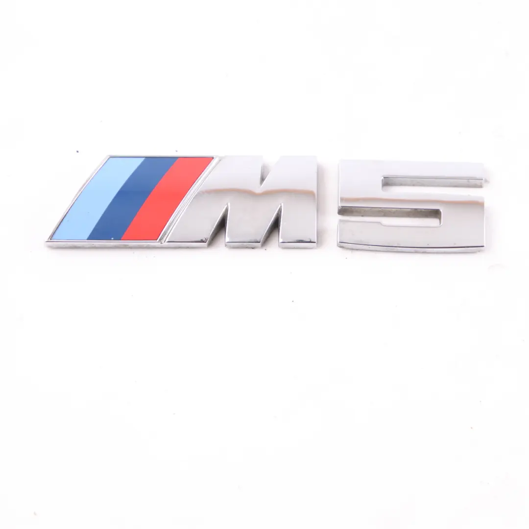 Emblem Lettering Rear Boot Trunk Lid Logo M5 to BMW F10 M5 with Part number 8060400 BMW F10 M5 Emblem Lettering Rear Boot Trunk Lid Logo M5 - SKU 8060400 - Part number 8060400