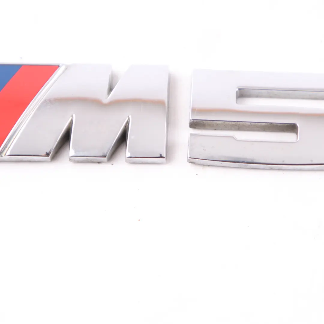 Emblem Lettering Rear Boot Trunk Lid Logo M5 to BMW F10 M5 with Part number 8060400 BMW F10 M5 Emblem Lettering Rear Boot Trunk Lid Logo M5 - SKU 8060400 - Part number 8060400