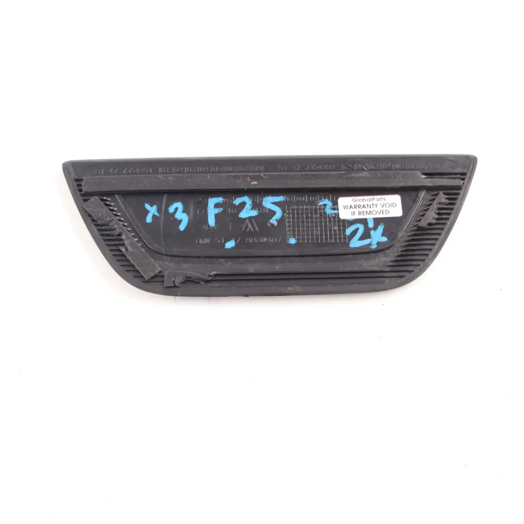 Entrance Cover BMW X3 F25 X4 F26 Rear Door Sill Step Plate M Sport Trim to with Part number 8060407 Entrance Cover BMW X3 F25 X4 F26 Rear Door Sill Step Plate M Sport Trim - SKU 8060407 - Part number 8060407
