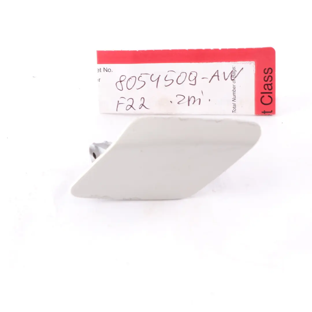 BMW F32 M Sport Headlight Washer Spray Cover Left N/S Alpine White 300 8054509 - SKU 8060681-AW - Part number 8060681