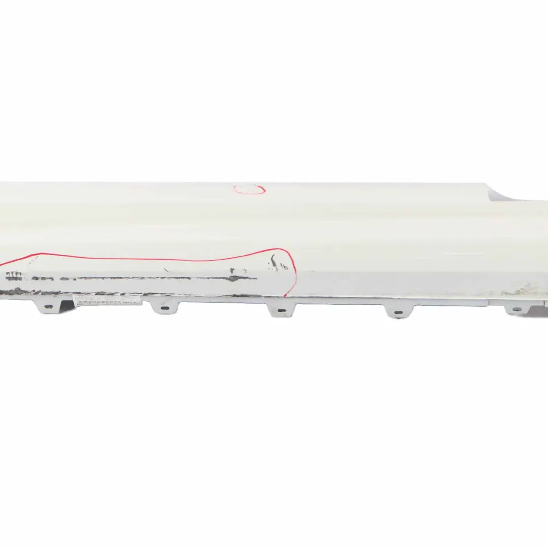 BMW F32 F33 Side Skirt M Sport Sill Strip Left N/S Alpinweiss White - 300 - SKU 8060847-AW1 - Part number 8060847