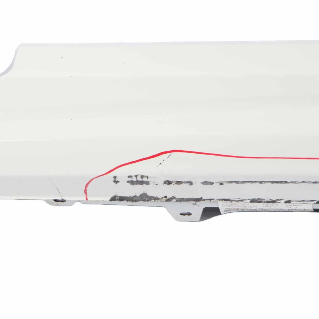 BMW F32 F33 Side Skirt M Sport Sill Strip Left N/S Alpinweiss White - 300 - SKU 8060847-AW1 - Part number 8060847