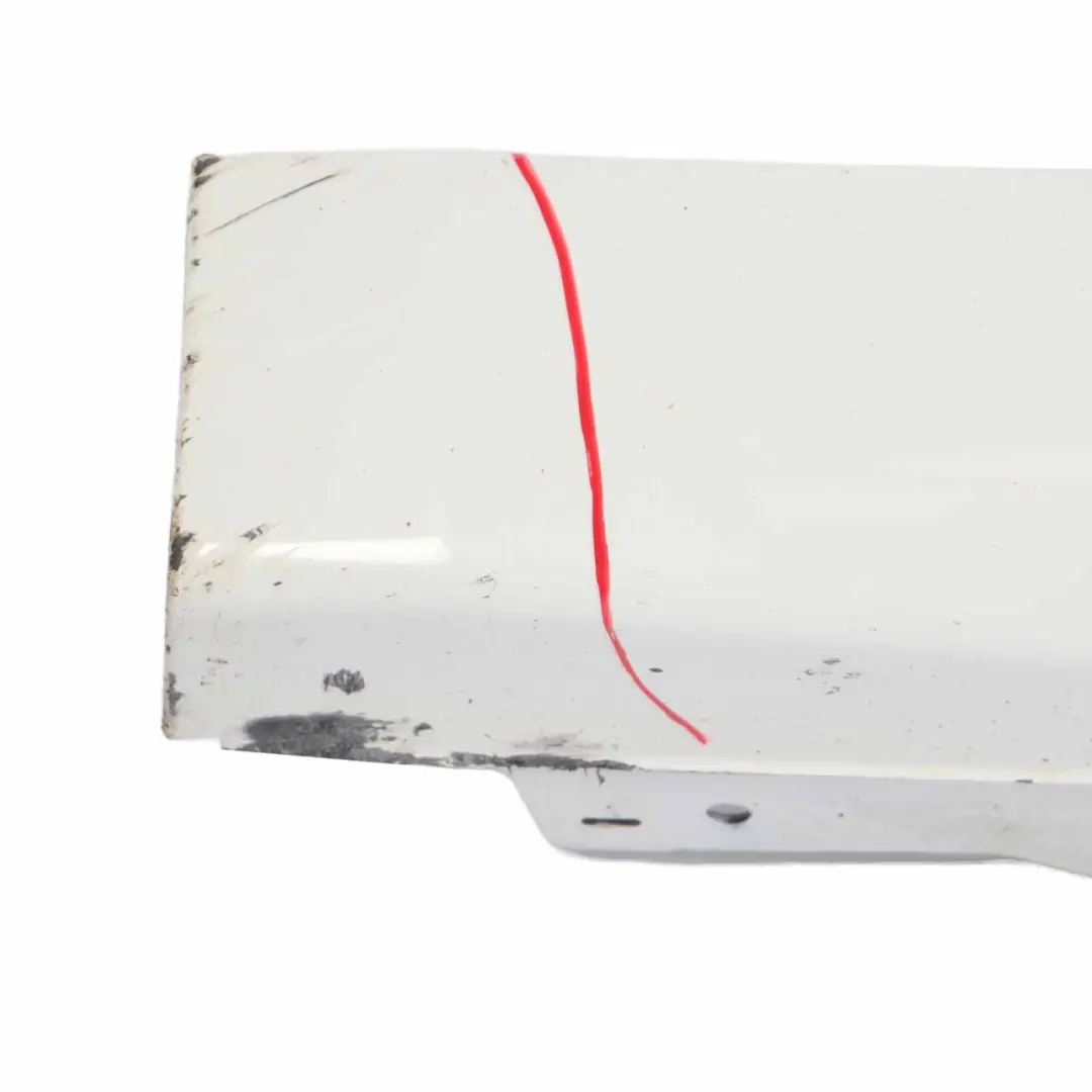BMW F32 F33 Side Skirt M Sport Sill Strip Left N/S Alpinweiss White - 300 - SKU 8060847-AW1 - Part number 8060847