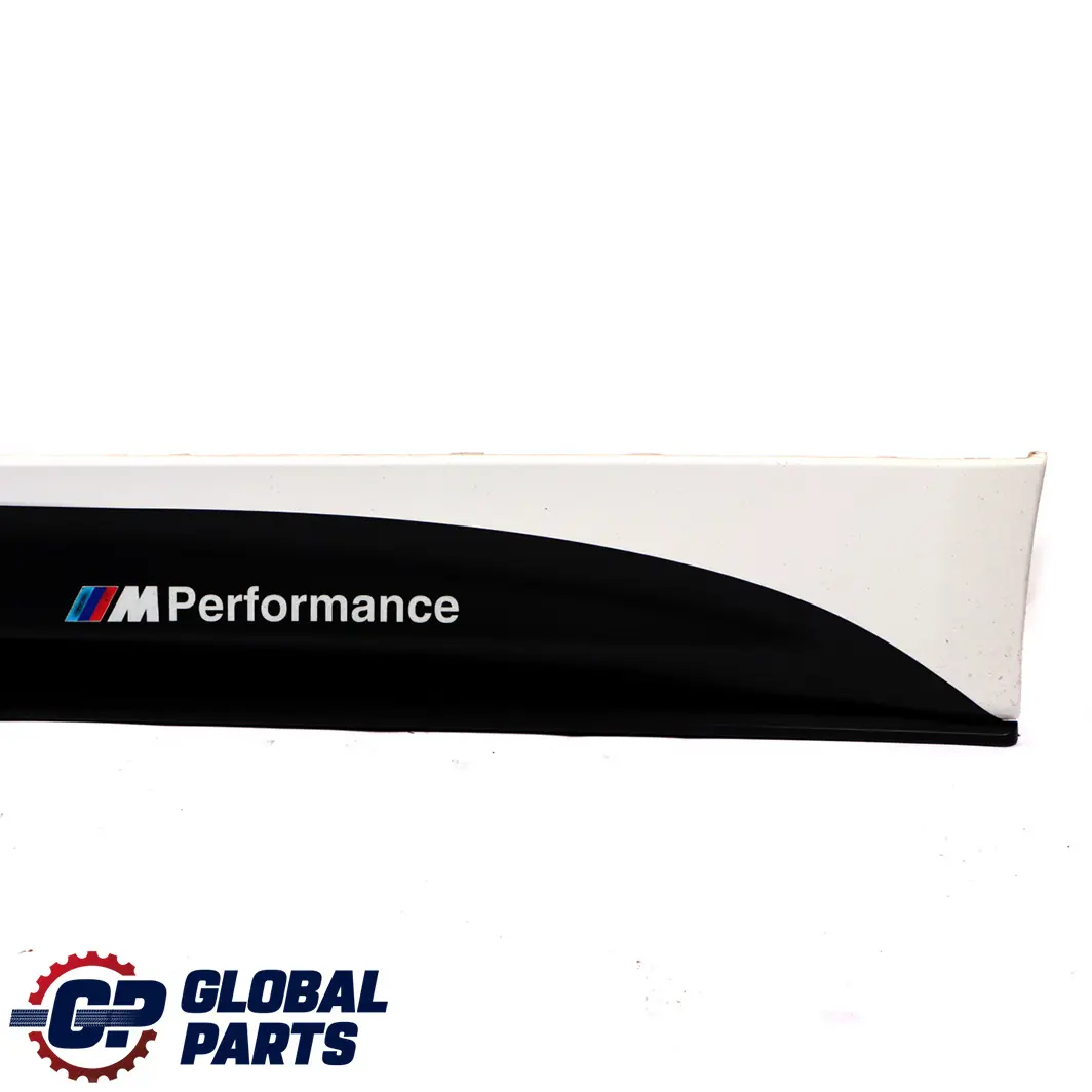 Sill Strip Side Skirt Left N/S Alpinweiss White - 300 to BMW 4 F32 F33 M Sport with Part number 8060847 BMW 4 F32 F33 M Sport Sill Strip Side Skirt Left N/S Alpinweiss White - 300 - SKU 8060847-AW - Part number 8060847