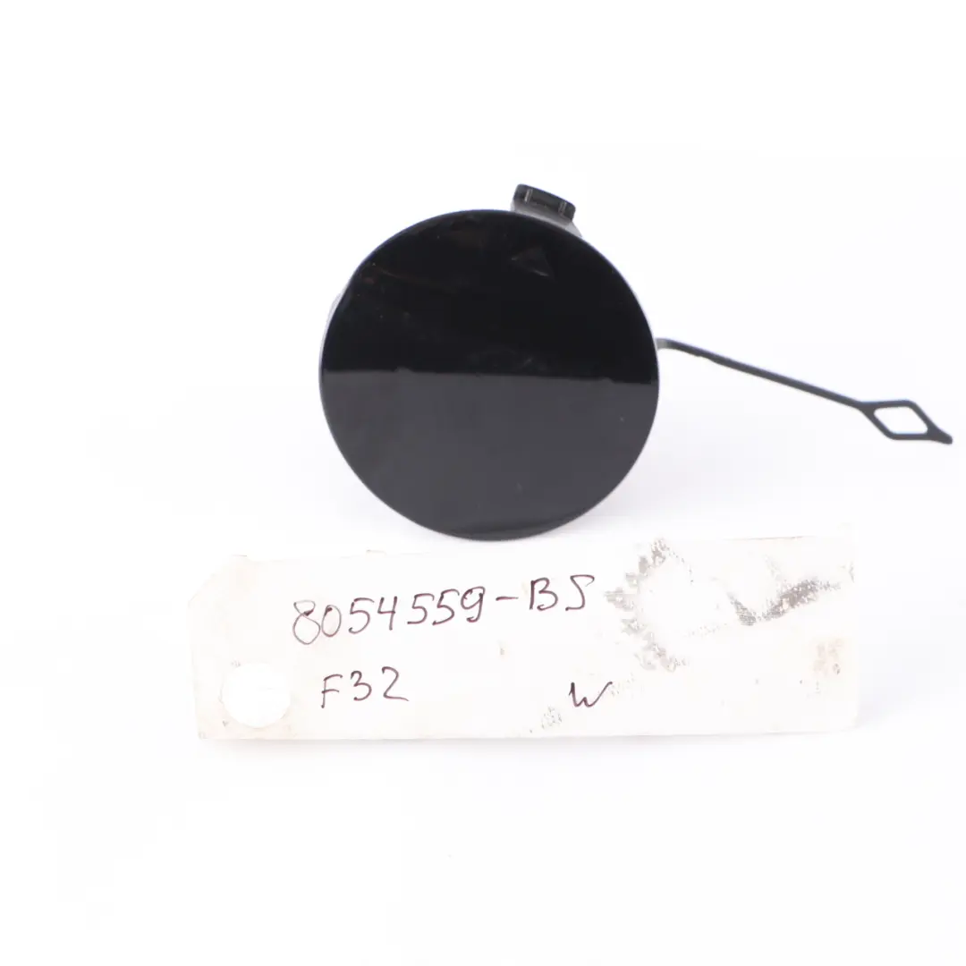 Rear Bumper Cover BMW F32 F33 M Sport Towing Eye Flap Black Sapphire 475 8054559 - SKU 8060849-BS - Part number 8060849