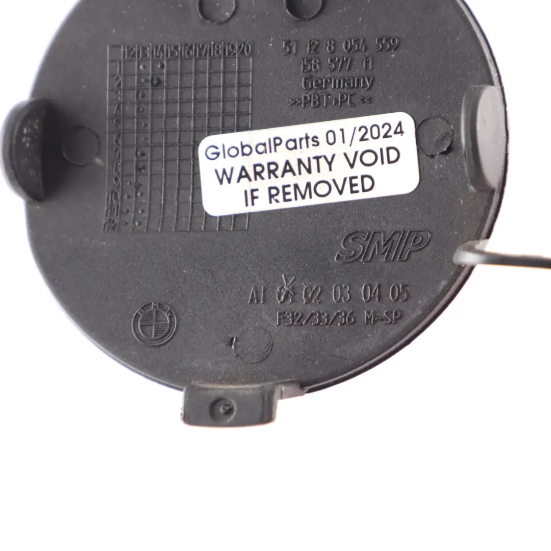  Tapa parachoques trasero BMW F32 F33 M Sport Aleta remolque Negro Zafiro 8054559 - SKU 8060849-BS - Número de pieza 8060849