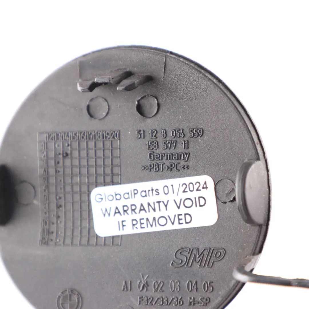  Tapa parachoques trasero BMW F32 F33 M Sport Aleta remolque Negro Zafiro 8054559 - SKU 8060849-BS - Número de pieza 8060849