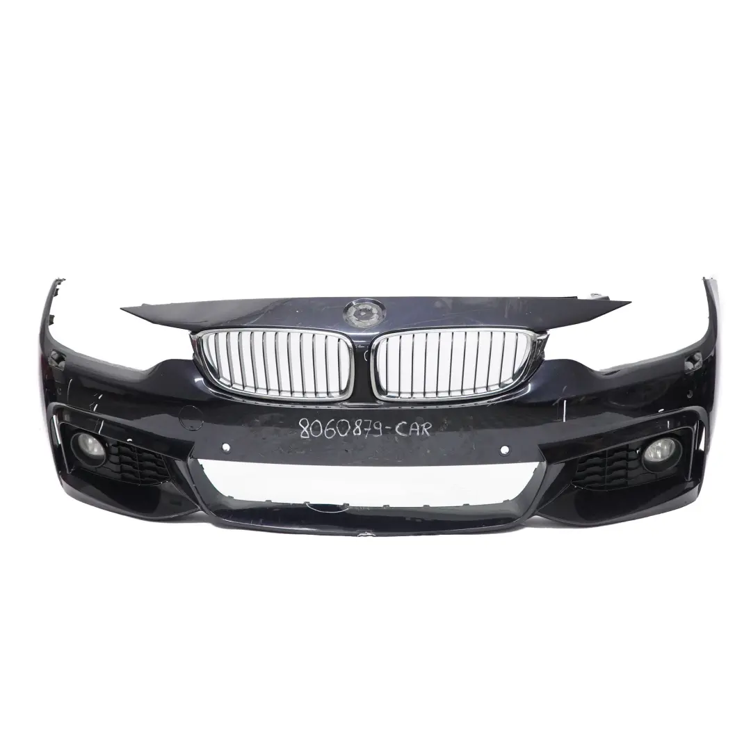 Front Bumper Trim Panel Carbonschwarz Carbon Black Metallic - 416 to BMW F32 F36 with Part number 8060879 BMW F32 F36 Front Bumper Trim Panel Carbonschwarz Carbon Black Metallic - 416 - SKU 8060879-CAR - Part number 8060879