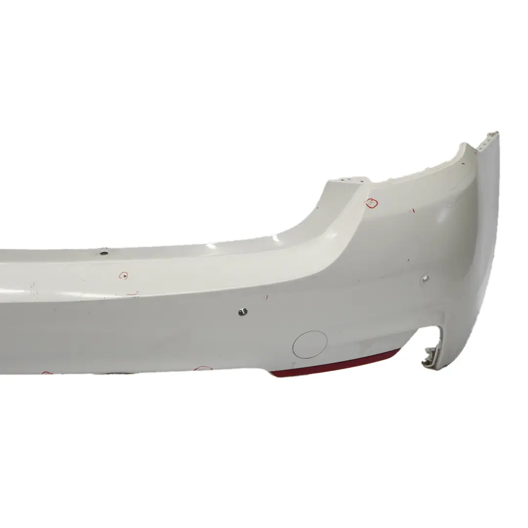 BMW F32 F33 M Sport Rear Bumper Trim Panel PDC Alpinweiss Alpine White - 300 - SKU 8060889-AW4 - Part number 8060889