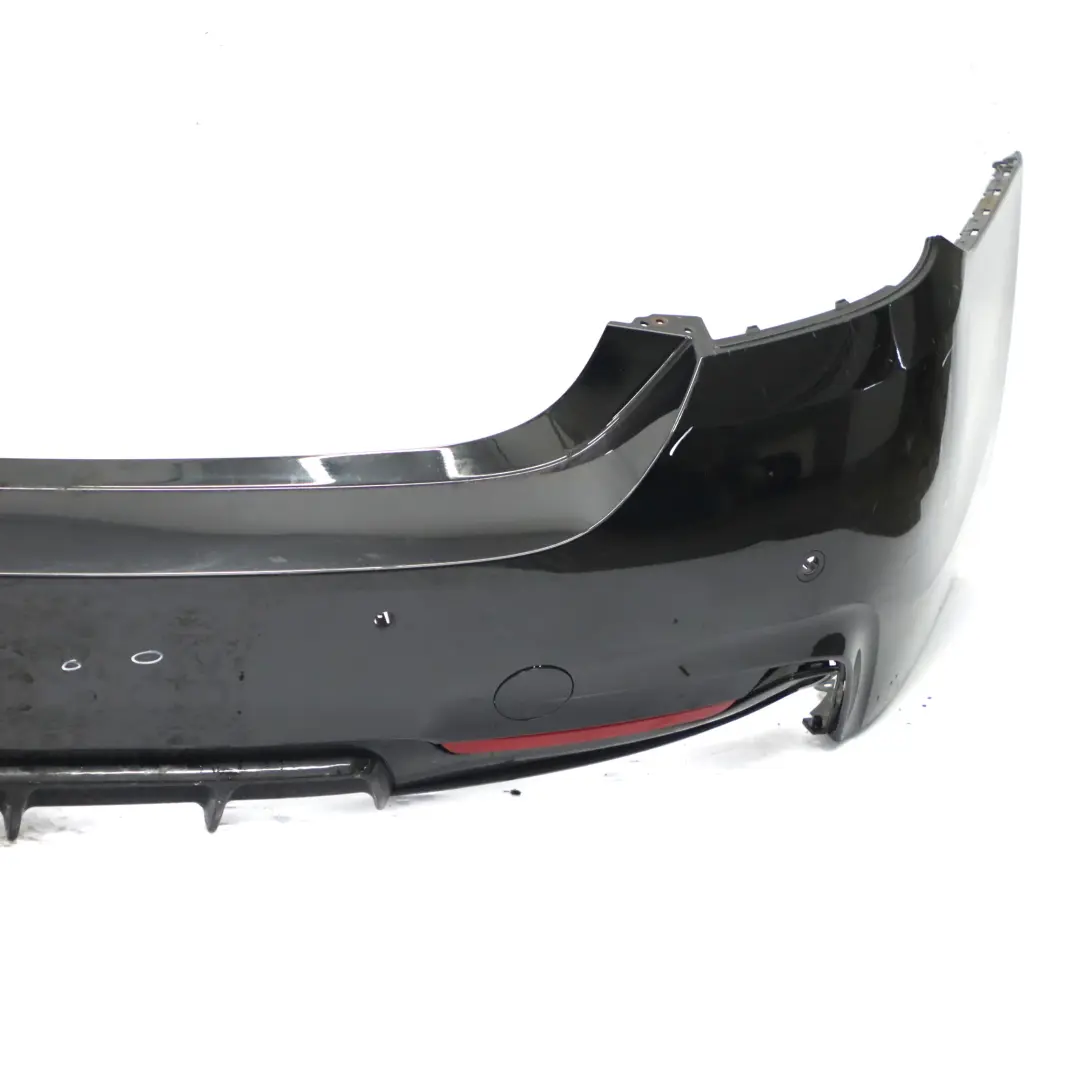 BMW F32 F33 Rear Bumper M Sport Trim Panel PDC Black Sapphire Metallic - 475 - SKU 8060889-BS - Part number 8060889