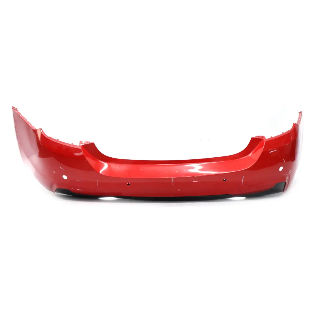 BMW F32 F33 M Sport Rear Bumper Trim Panel PDC Ferrari Red - U90 - SKU 8060889-FER - Part number 8060889