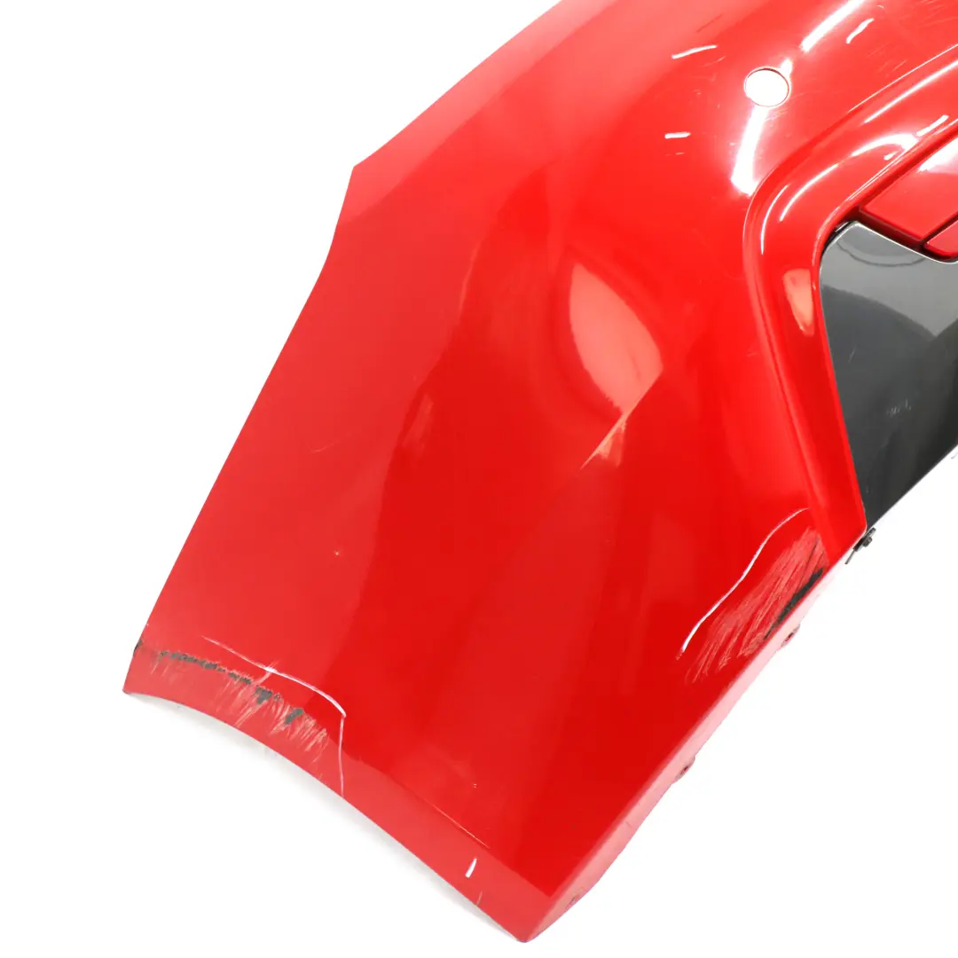 BMW F32 F33 M Sport Rear Bumper Trim Panel PDC Ferrari Red - U90 - SKU 8060889-FER - Part number 8060889