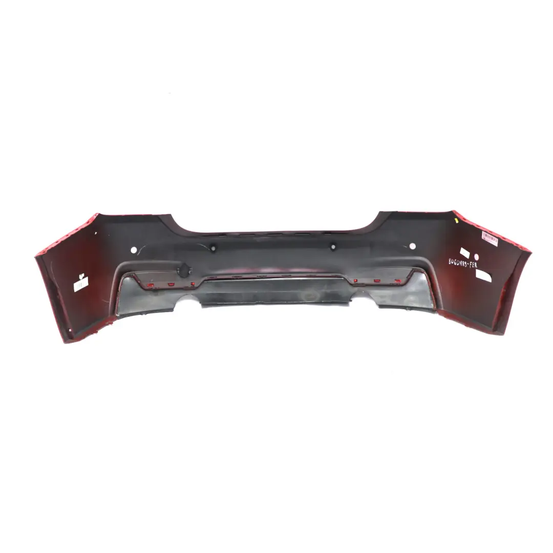 Bumper Trim Panel PDC Ferrari Red - U90 to BMW F32 F33 M Sport Rear with Part number 8060889 BMW F32 F33 M Sport Rear Bumper Trim Panel PDC Ferrari Red - U90 - SKU 8060889-FER - Part number 8060889