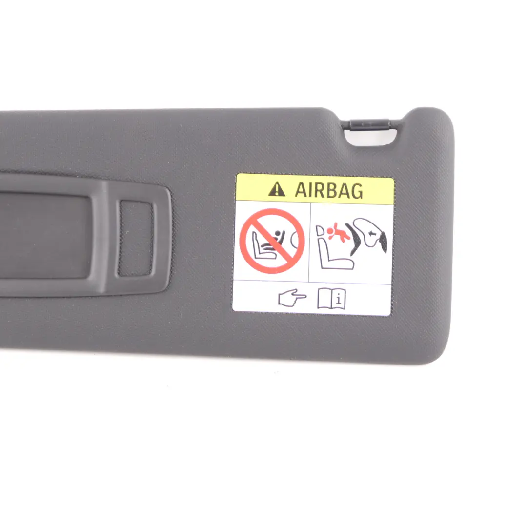 Sun Visor BMW F30 F31 F32 F80 Mirror Left N/S Illuminated Black Sunvisor Cover to  with Part number 8061313  Sun Visor BMW F30 F31 F32 F80 Mirror Left N/S Illuminated Black Sunvisor Cover - SKU 8061313-2 - Part number 8061313