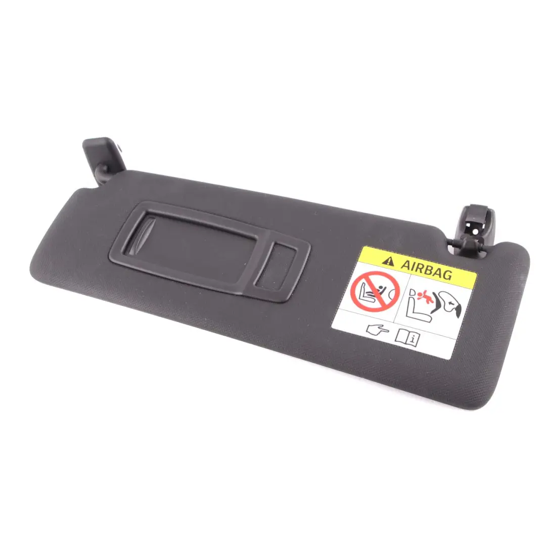 BMW F30 F31 F32 F80 Sun Visor Mirror Left N/S Illuminated Black - SKU 8061313 - Part number 8061313