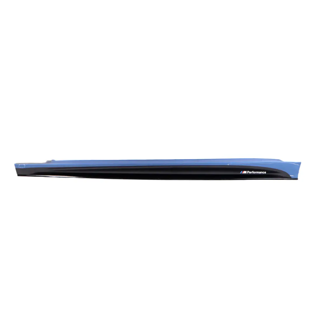 Side Skirt M Sport Sill Strip Left N/S Estoril Blue Metallic - B45 to BMW F36 with Part number 8061487 BMW F36 Side Skirt M Sport Sill Strip Left N/S Estoril Blue Metallic - B45 - SKU 8061487-EB - Part number 8061487