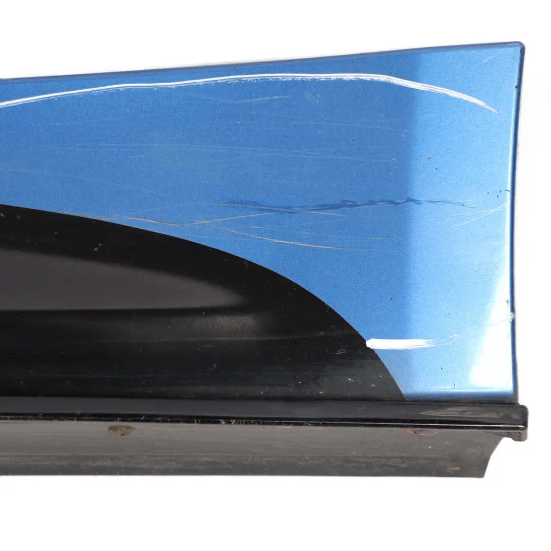BMW F36 Side Skirt M Sport Sill Strip Left N/S Estoril Blue Metallic - B45 - SKU 8061487-EB - Part number 8061487