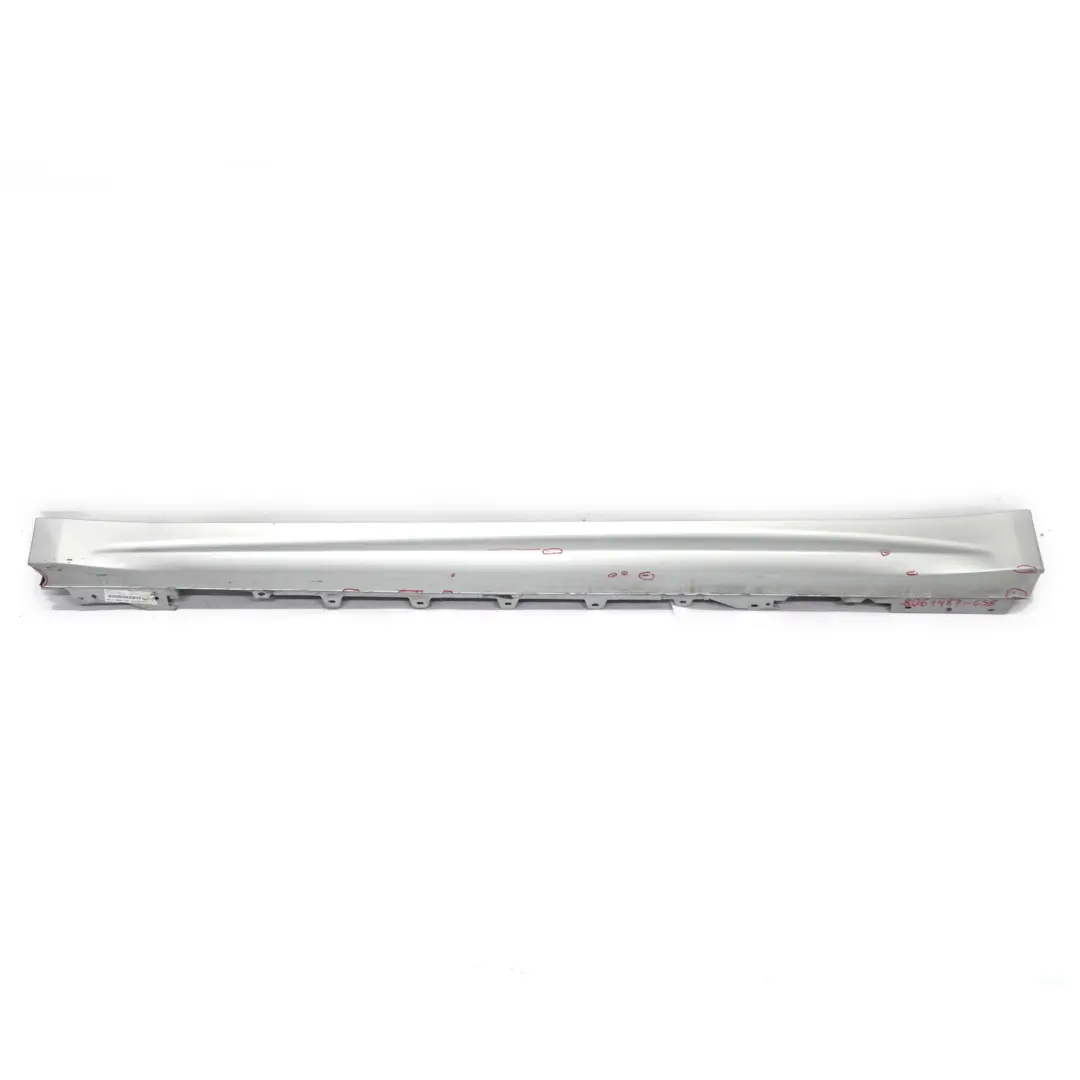 BMW F36 Minigonna laterale M Sport Sill Strip sinistra Glacier Silver - A83 - SKU 8061487-GSB - Numero di parte 8061487