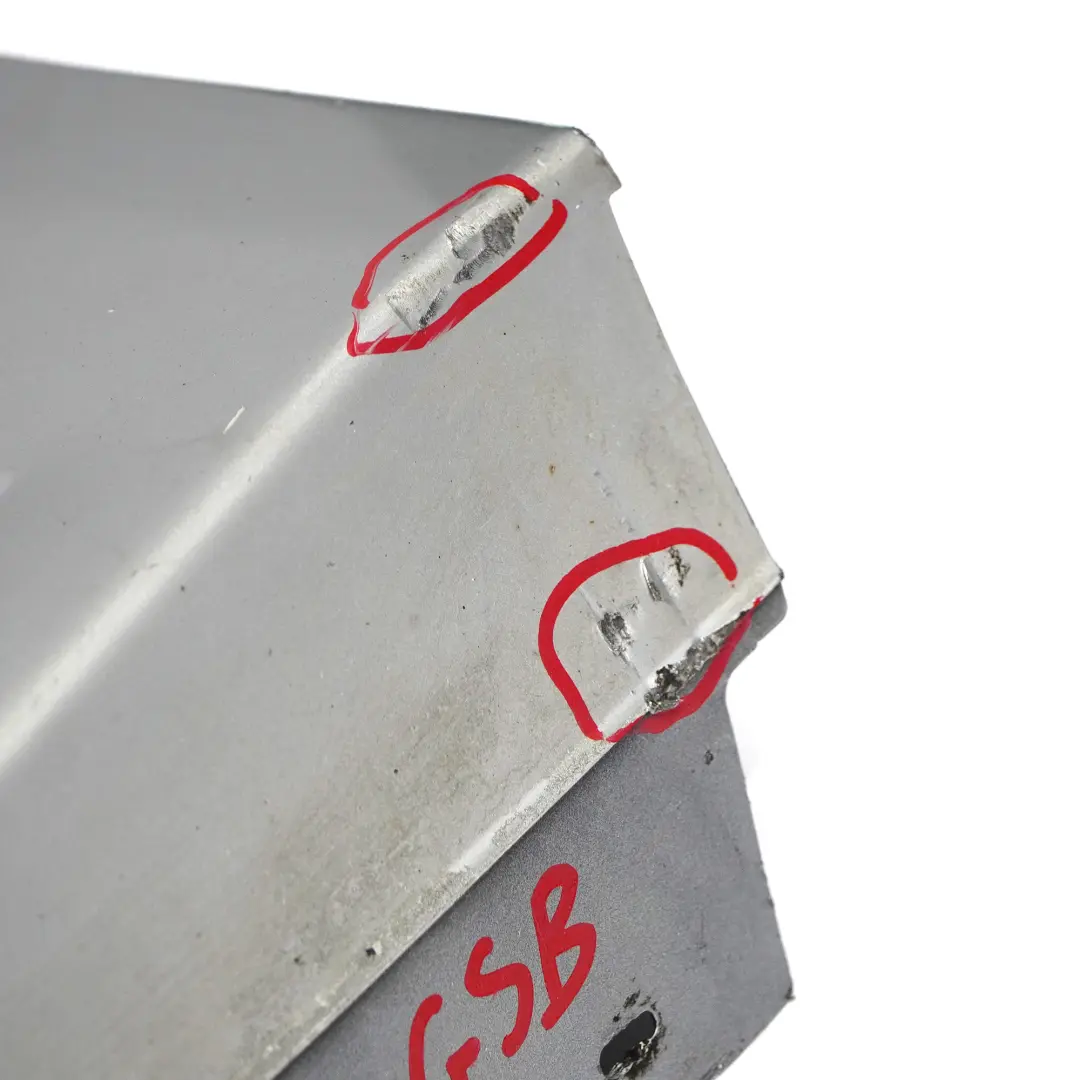 BMW F36 Side Skirt M Sport Sill Strip Left N/S Glacier Silver Metallic - A83 - SKU 8061487-GSB - Part number 8061487