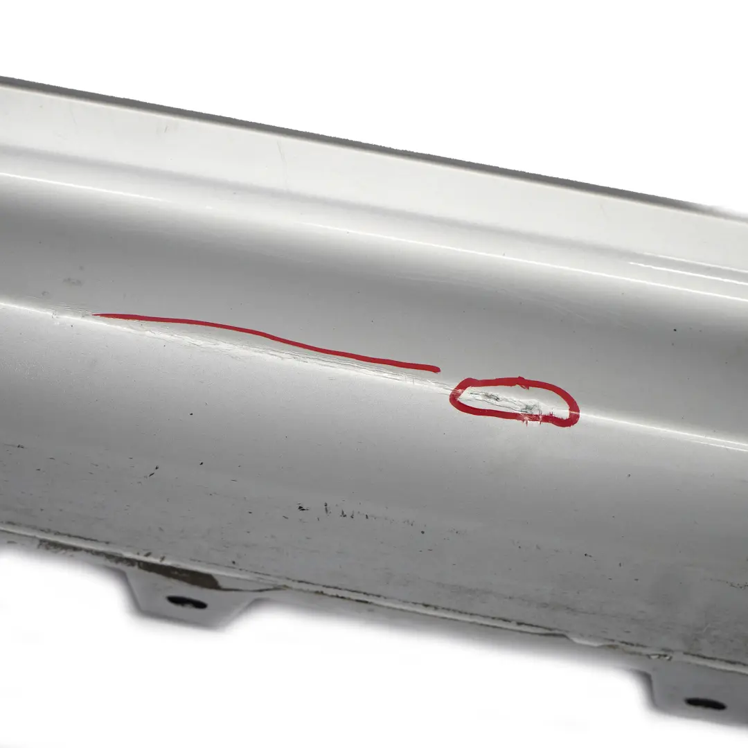 BMW F36 Minigonna laterale M Sport Sill Strip sinistra Glacier Silver - A83 - SKU 8061487-GSB - Numero di parte 8061487