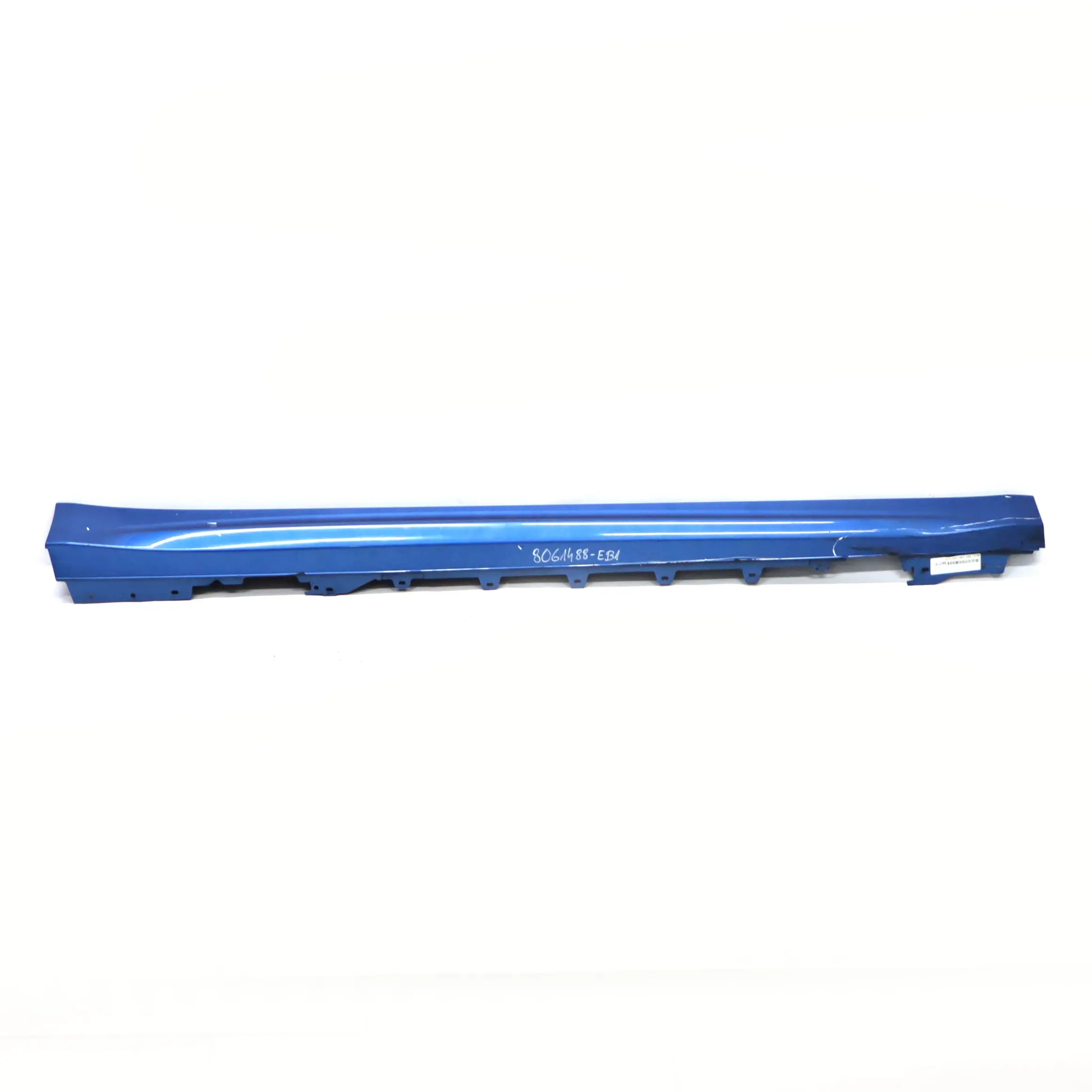 BMW F36 Faldón lateral M Sport Listón de umbral Derecho Estorilblau Azul - B45