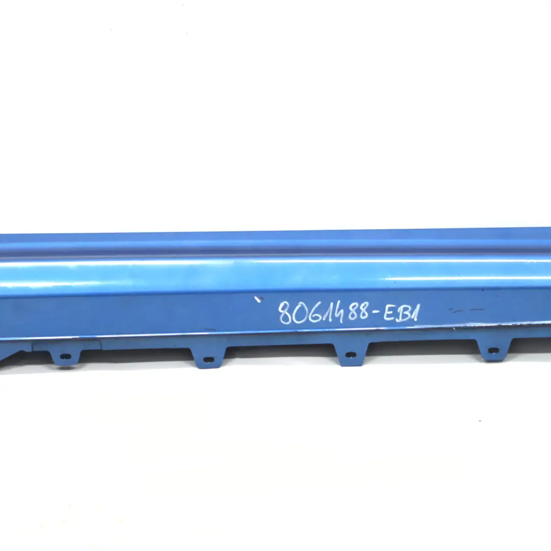 BMW F36 Side Skirt M Sport Sill Strip Right O/S Estorilblau Blue Metallic - B45 - SKU 8061488-EB1 - Part number 8061488