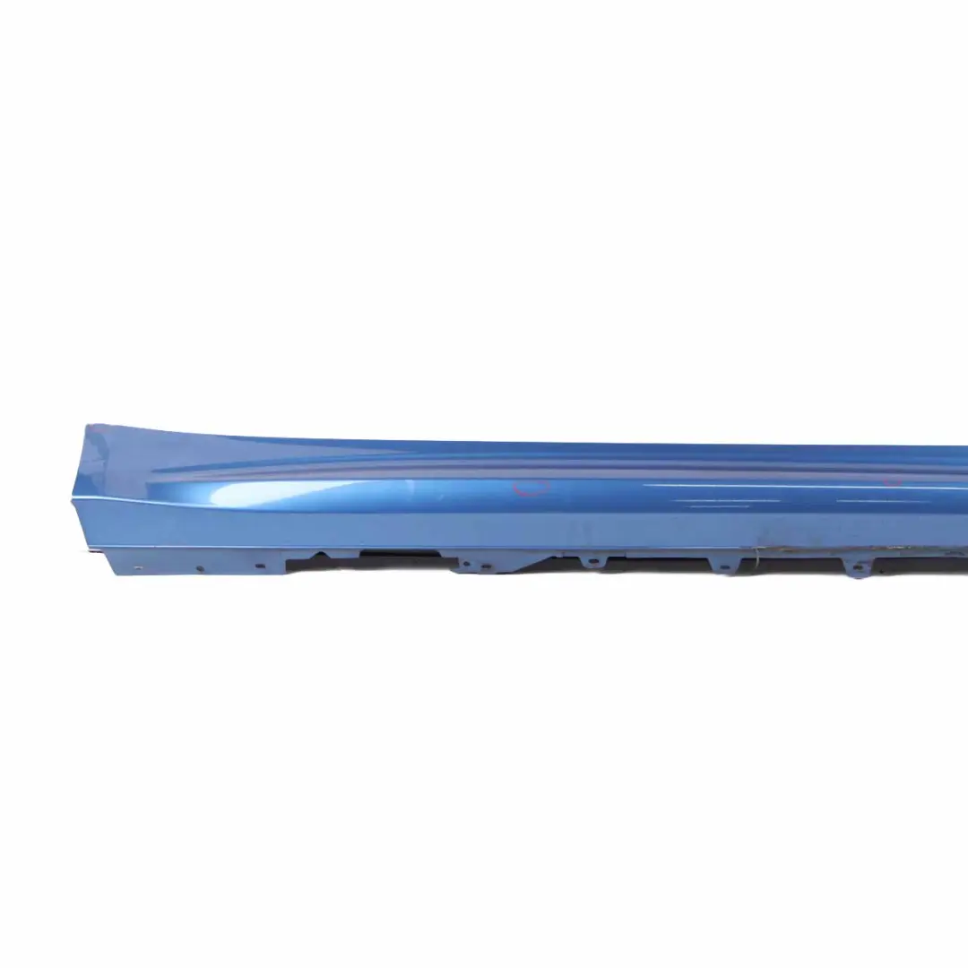 BMW F36 Side Skirt M Sport Sill Strip Right O/S Estorilblau Blue Metallic - B45 - SKU 8061488-EB - Part number 8061488