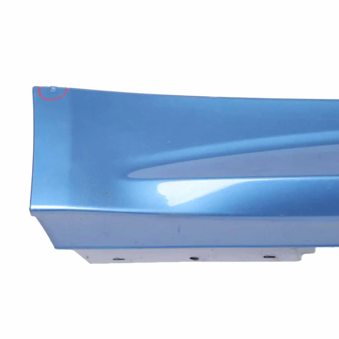 Side Skirt M Sport Sill Strip Right O/S Estorilblau Blue Metallic - B45 to BMW F36 with Part number 8061488 BMW F36 Side Skirt M Sport Sill Strip Right O/S Estorilblau Blue Metallic - B45 - SKU 8061488-EB - Part number 8061488