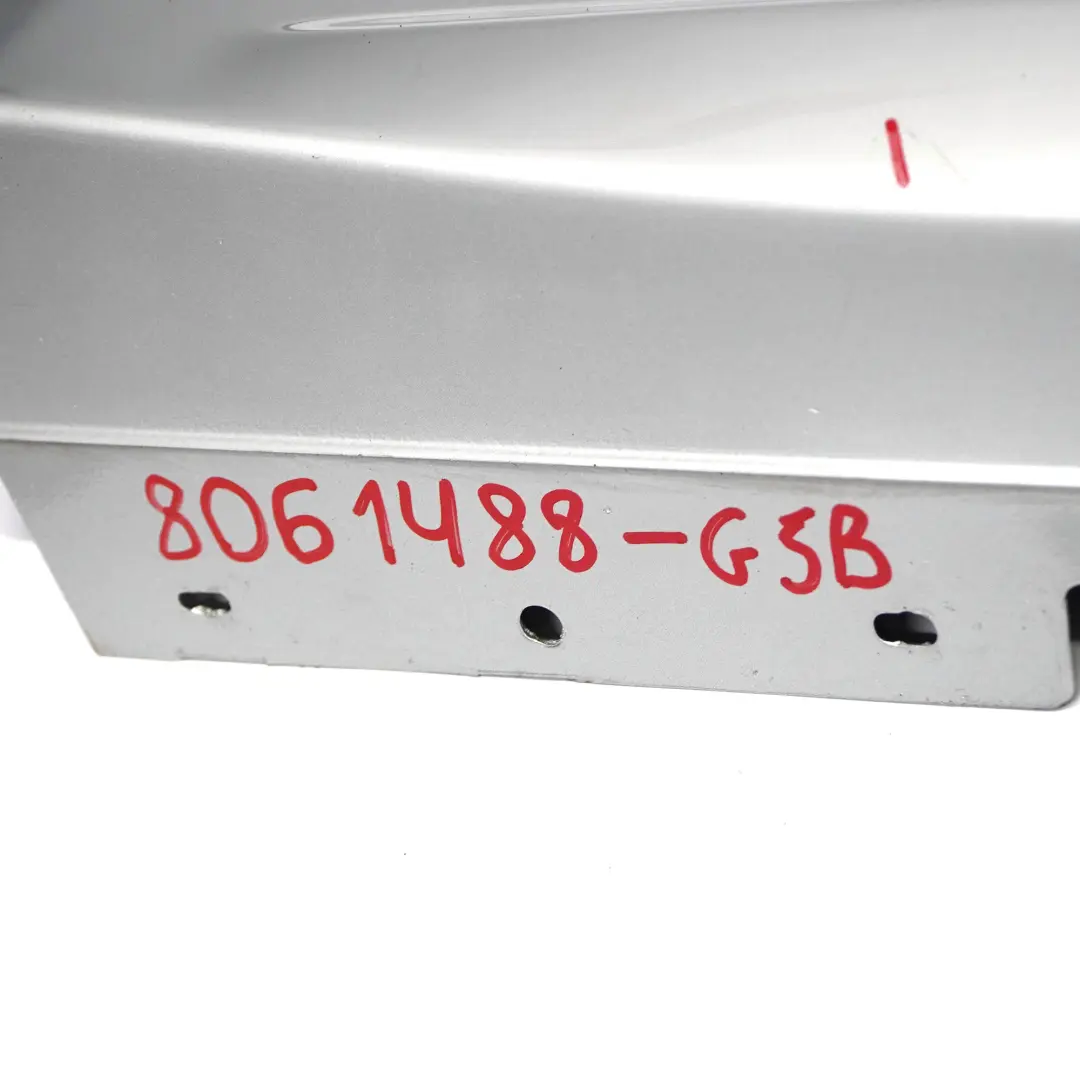 Minigonna laterale M Sport Sill Strip destra Glacier Silver - A83 per BMW F36 con numero di parte 8061488 BMW F36 Minigonna laterale M Sport Sill Strip destra Glacier Silver - A83 - SKU 8061488-GSB - Numero di parte 8061488