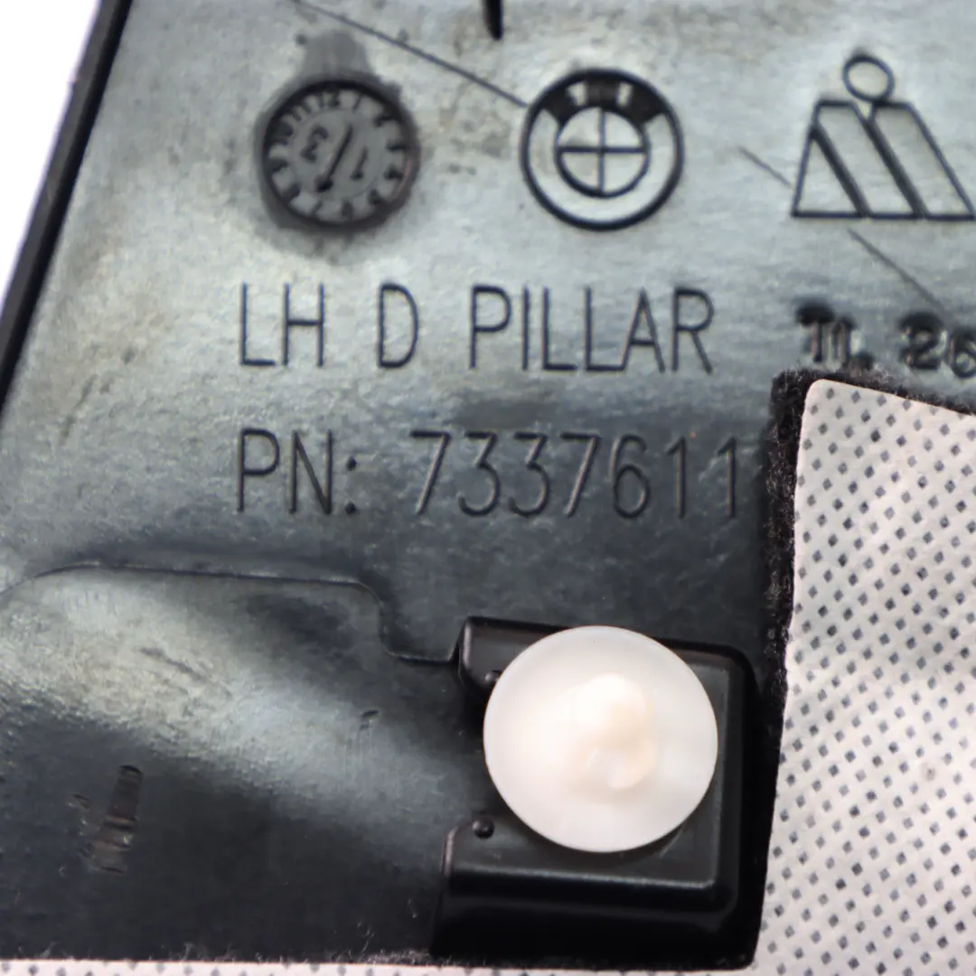 Tapa BMW X4 F26 Pilar D Panel Embellecedor Trasero Izquierdo Antracita 7337611 - SKU 8061619 - Número de pieza 8061619