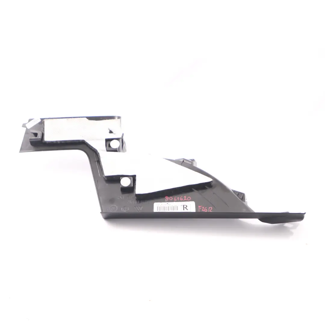 BMW X4 F26 D Pillar Cover Rear Right O/S Column Interior Trim Black - SKU 8061620 - Part number 8061620