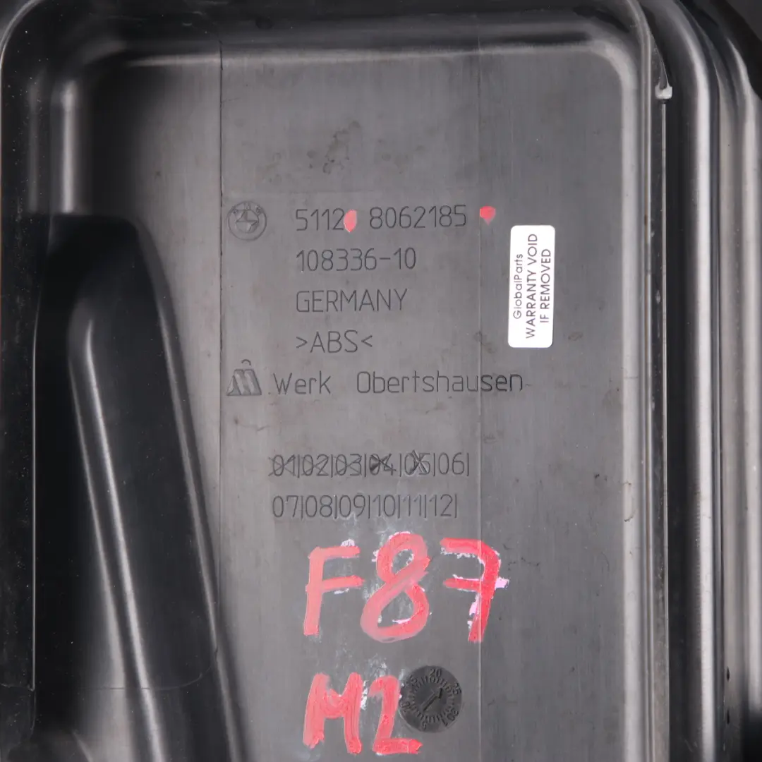 Guide hintere Stoßstange Seite links Mount Bracket Support für BMW F87 M2 mit Teilenummer 8062185 BMW F87 M2 Guide hintere Stoßstange Seite links Mount Bracket Support - SKU 8062185 - Teilenummer 8062185