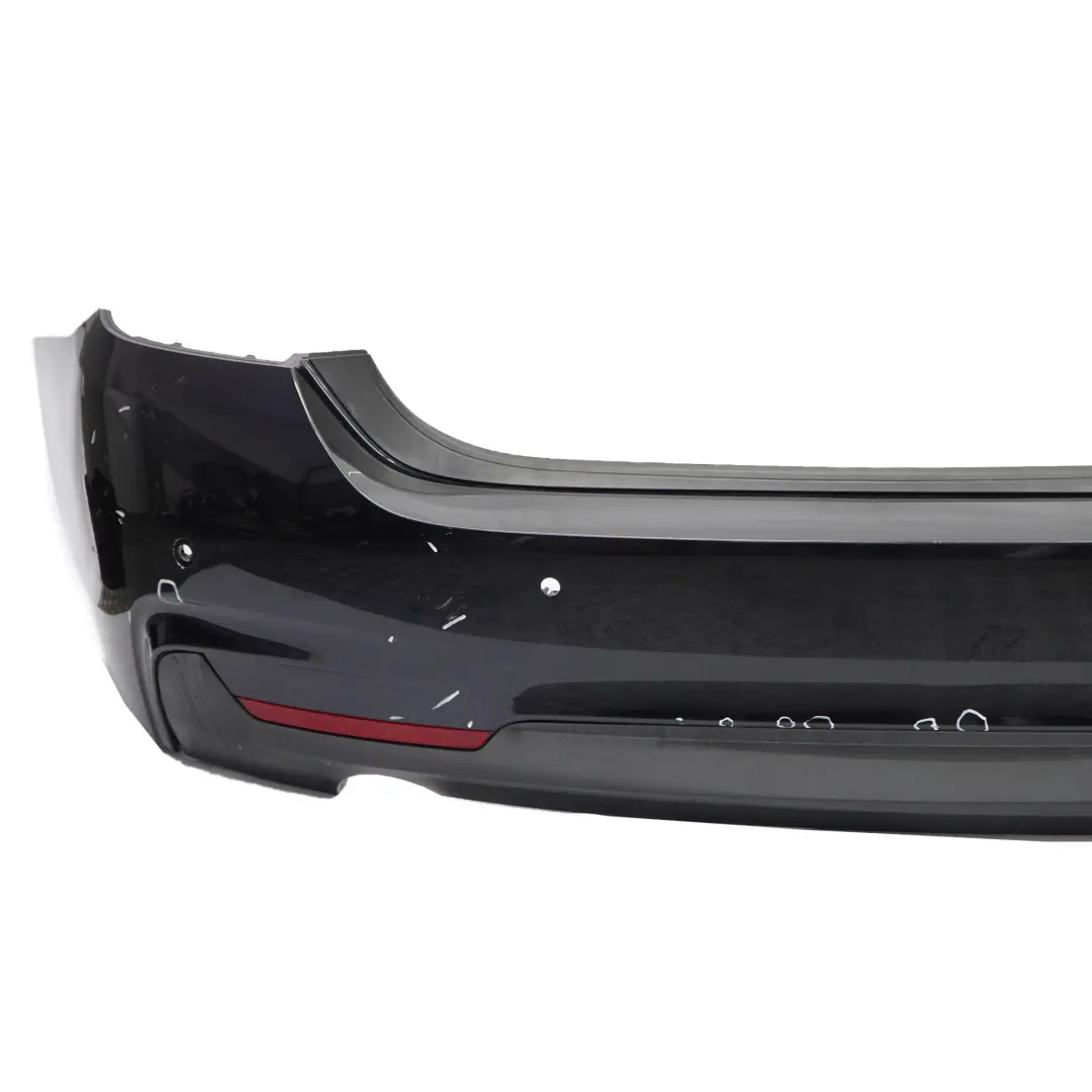 Bumper M Sport Trim Panel PDC Carbonschwarz Black Metallic - 416 to BMW F36 Rear with Part number 8062246 BMW F36 Rear Bumper M Sport Trim Panel PDC Carbonschwarz Black Metallic - 416 - SKU 8062246-CAR1 - Part number 8062246