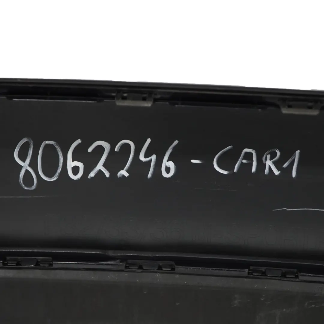 Bumper M Sport Trim Panel PDC Carbonschwarz Black Metallic - 416 to BMW F36 Rear with Part number 8062246 BMW F36 Rear Bumper M Sport Trim Panel PDC Carbonschwarz Black Metallic - 416 - SKU 8062246-CAR1 - Part number 8062246