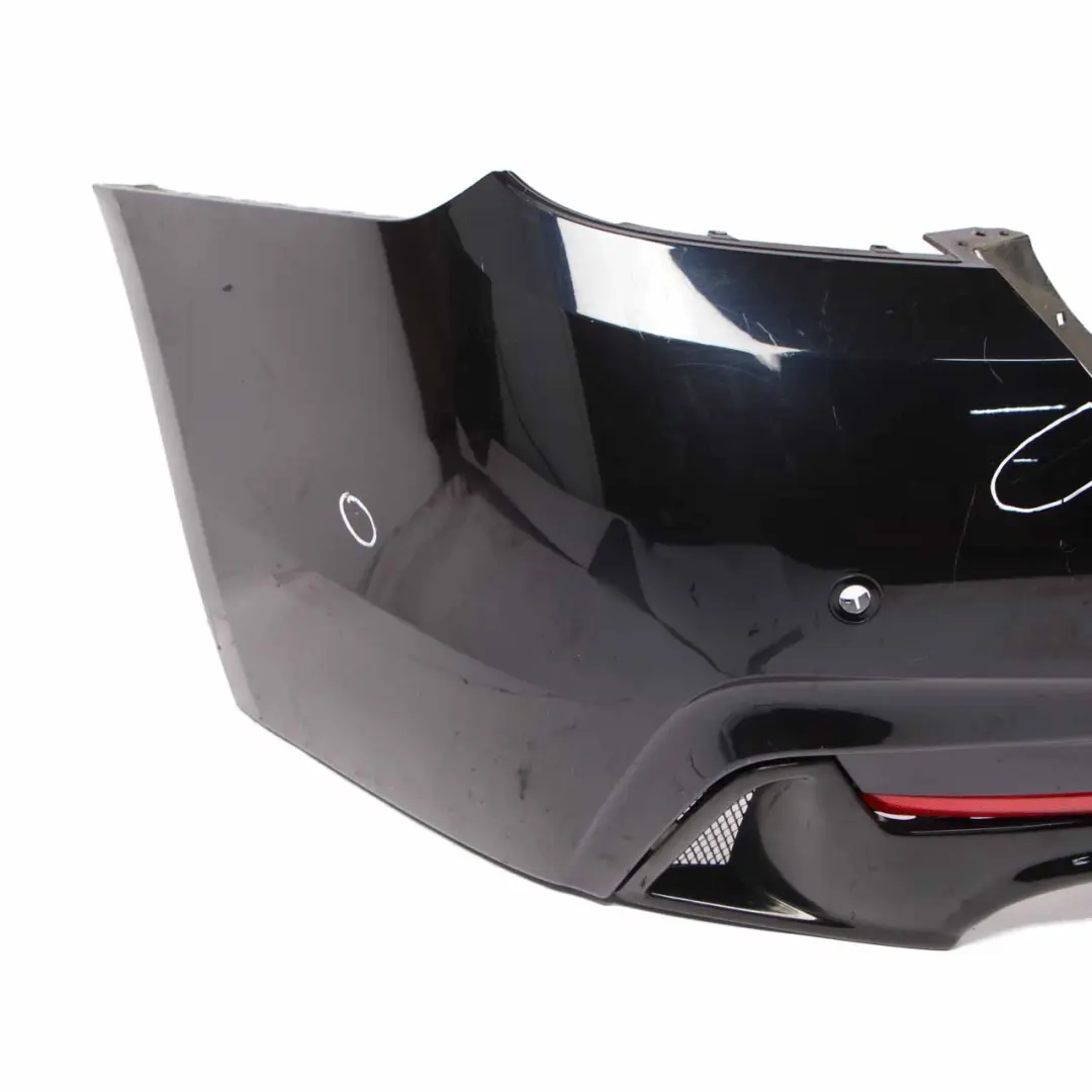 Bumper M Sport Trim Panel PDC Carbonschwarz Black Metallic - 416 to BMW F36 Rear with Part number 8062246 BMW F36 Rear Bumper M Sport Trim Panel PDC Carbonschwarz Black Metallic - 416 - SKU 8062246-CAR - Part number 8062246