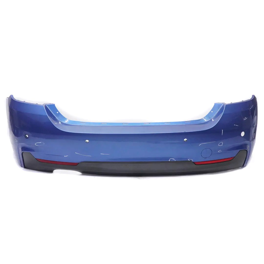 Bumper M Sport Trim Panel PDC Estorilblau Estoril Blue - B45 to BMW F36 Rear with Part number 8062246 BMW F36 Rear Bumper M Sport Trim Panel PDC Estorilblau Estoril Blue - B45 - SKU 8062246-EB1 - Part number 8062246