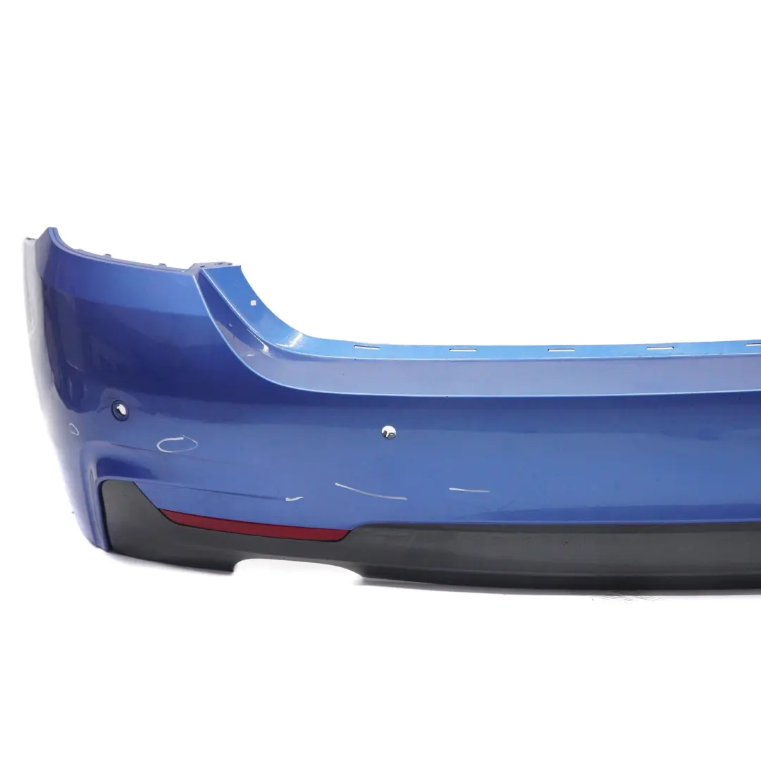 Bumper M Sport Trim Panel PDC Estorilblau Estoril Blue - B45 to BMW F36 Rear with Part number 8062246 BMW F36 Rear Bumper M Sport Trim Panel PDC Estorilblau Estoril Blue - B45 - SKU 8062246-EB1 - Part number 8062246