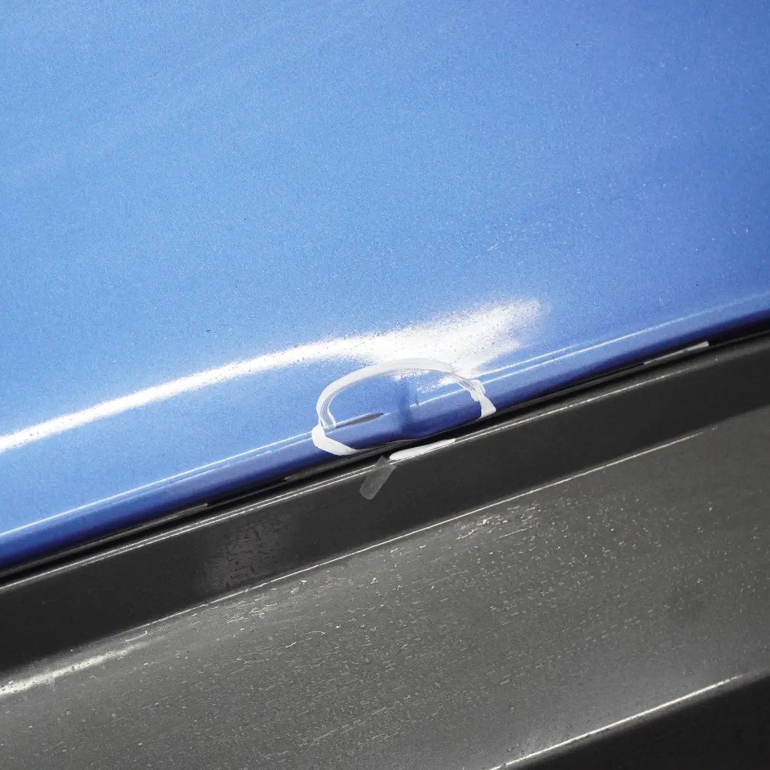 Bumper M Sport Trim Panel PDC Estorilblau Estoril Blue - B45 to BMW F36 Rear with Part number 8062246 BMW F36 Rear Bumper M Sport Trim Panel PDC Estorilblau Estoril Blue - B45 - SKU 8062246-EB1 - Part number 8062246