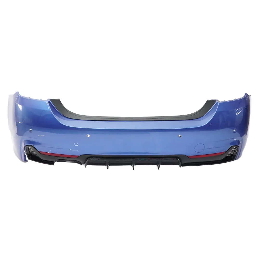 Bumper M Sport Trim Panel PDC Estorilblau Estoril Blue - B45 to BMW F36 Rear with Part number 8062246 BMW F36 Rear Bumper M Sport Trim Panel PDC Estorilblau Estoril Blue - B45 - SKU 8062246-EB2 - Part number 8062246