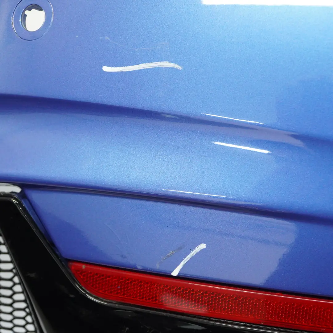 Bumper M Sport Trim Panel PDC Estorilblau Estoril Blue - B45 to BMW F36 Rear with Part number 8062246 BMW F36 Rear Bumper M Sport Trim Panel PDC Estorilblau Estoril Blue - B45 - SKU 8062246-EB2 - Part number 8062246