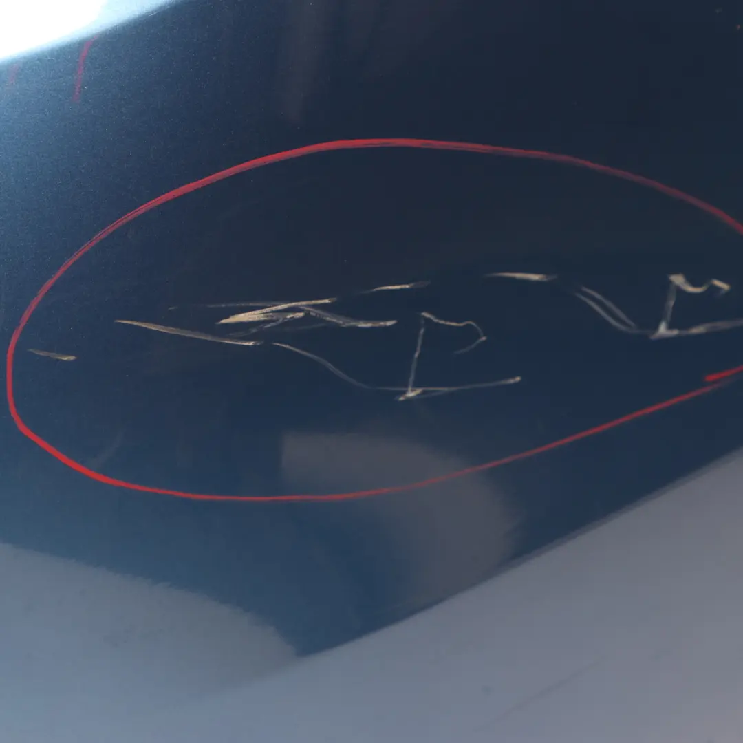 Bumper M Sport Trim Panel PDC Estorilblau Estoril Blue - B45 to BMW F36 Rear with Part number 8062246 BMW F36 Rear Bumper M Sport Trim Panel PDC Estorilblau Estoril Blue - B45 - SKU 8062246-EB - Part number 8062246