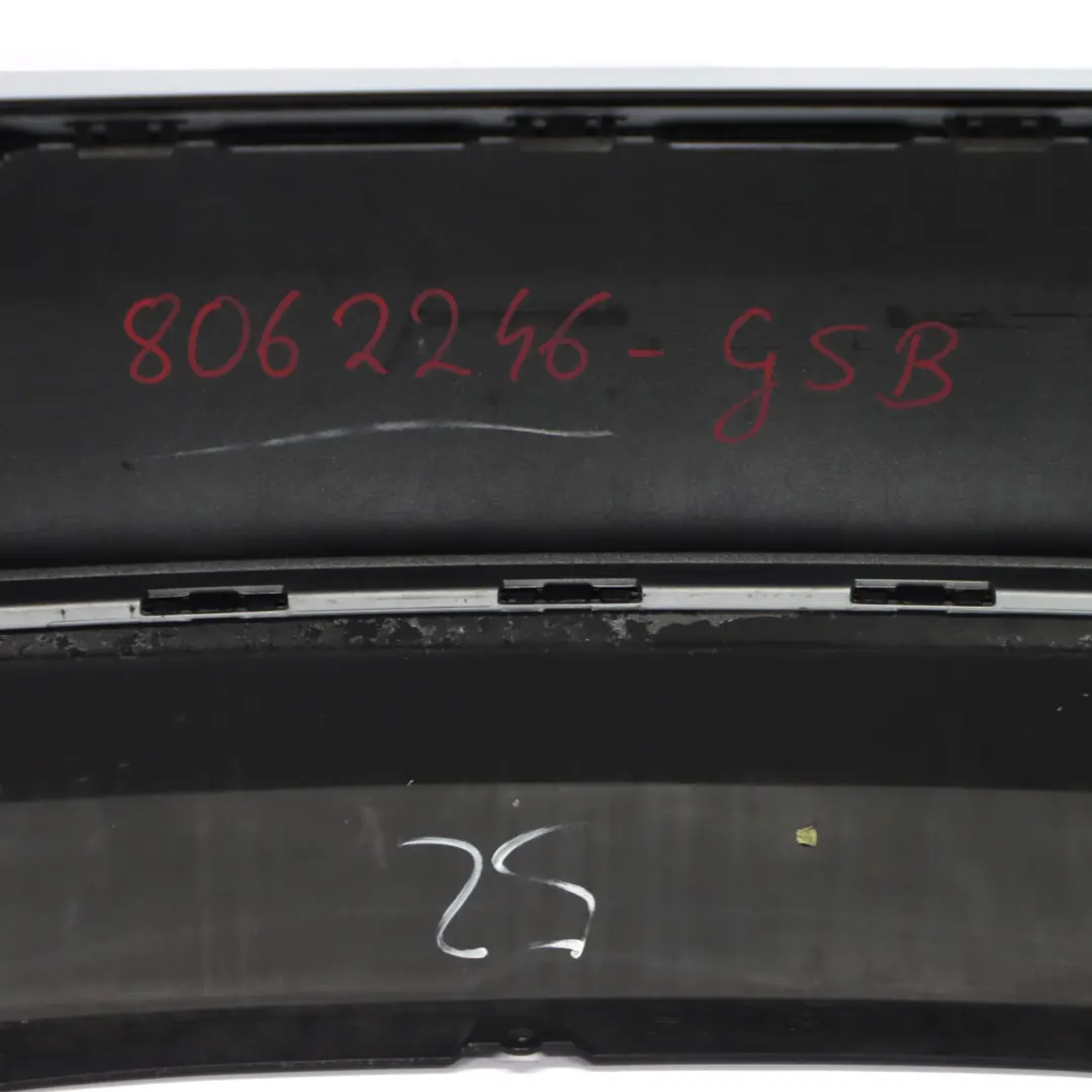 Bumper M Sport Trim Panel PDC Glacier Silver Metallic - A83 to BMW F36 Rear with Part number 8062246 BMW F36 Rear Bumper M Sport Trim Panel PDC Glacier Silver Metallic - A83 - SKU 8062246-GSB - Part number 8062246