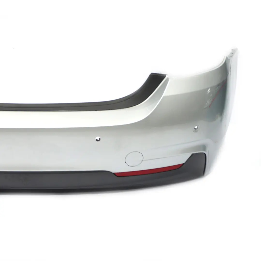 Bumper M Sport Trim Panel PDC Glacier Silver Metallic - A83 to BMW F36 Rear with Part number 8062246 BMW F36 Rear Bumper M Sport Trim Panel PDC Glacier Silver Metallic - A83 - SKU 8062246-GSB - Part number 8062246