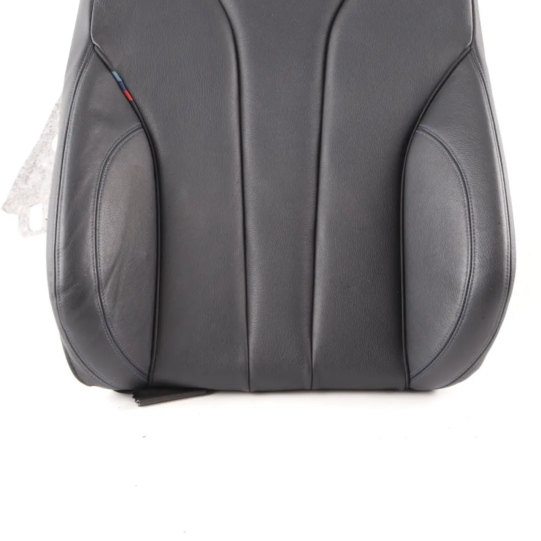BMW F33 Seat Cover Front Right O/S Heated Sport Seat Backrest Leather Black Blue - SKU 8062620 - Part number  8062620