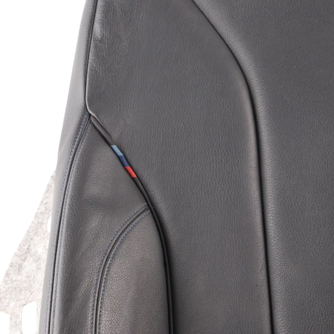 BMW F33 Seat Cover Front Right O/S Heated Sport Seat Backrest Leather Black Blue - SKU 8062620 - Part number  8062620