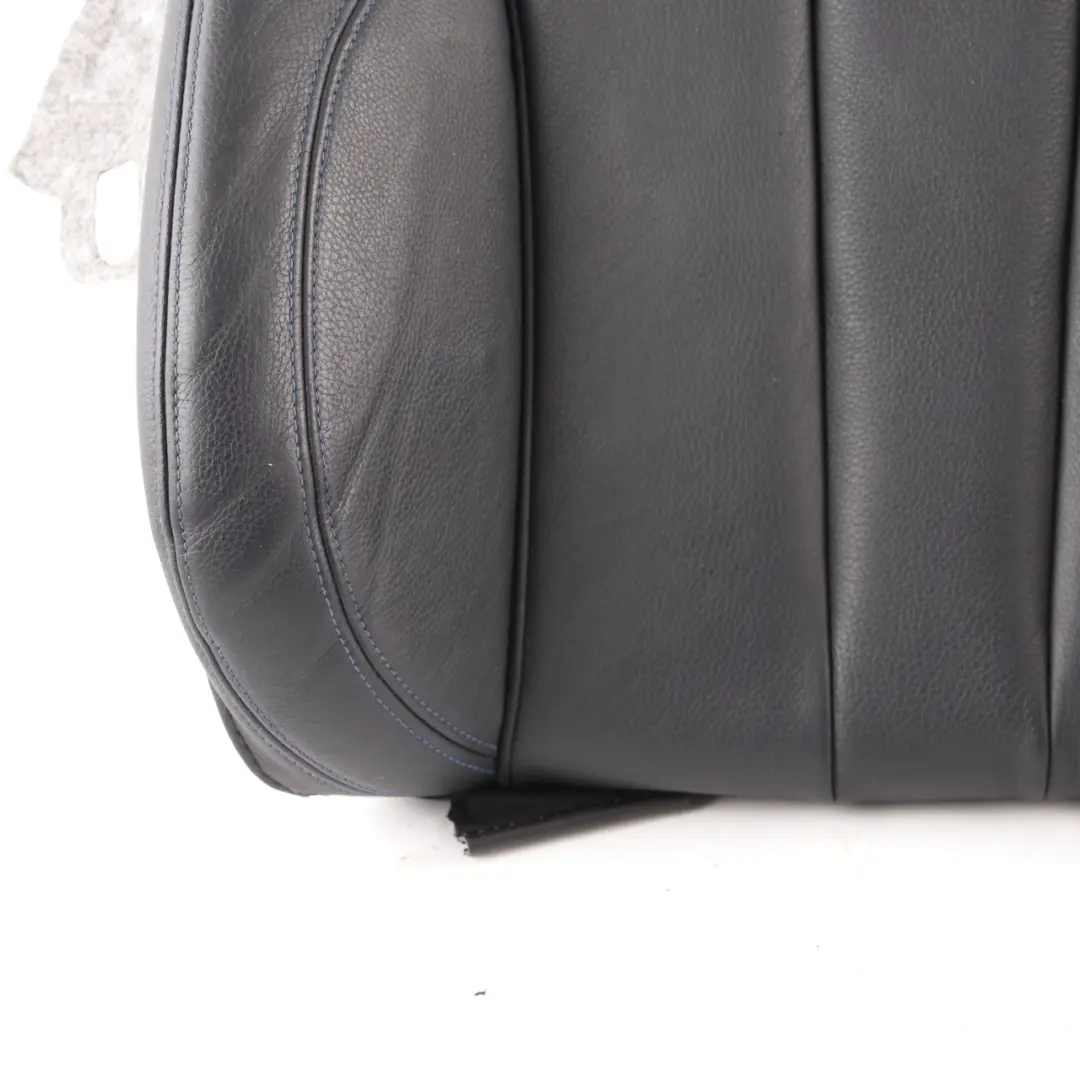 Front Right O/S Heated Sport Seat Backrest Leather Black Blue to BMW F33 Seat Cover with Part number 8062620 BMW F33 Seat Cover Front Right O/S Heated Sport Seat Backrest Leather Black Blue - SKU 8062620 - Part number 8062620